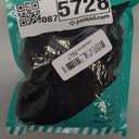 50PCS Black Hair Ties for Women, Cotton Seamless Hair Bands, Elastic Ponytail Holders, No Damage for Thick Hair, 2 Inch in Diameter, by Qarwayoc