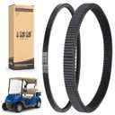 10L0L Golf Cart Clutch Drive Belt with Starter Generator Belt for EZGO TXT RXV 2010 UP with Kawasaki Engine,OEM# 618630, 606138, 16548G1