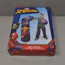 Hedstrom Spiderman Bop Bag Inflatable Punching Bag & Gloves Set, 36 Inch, (56-82274) (36" Bop Bag & Gloves, Spiderman Style 2)