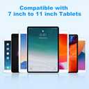 Car Headrest Mount Silicon Holder, Universal Tablet Holder in Back Seats, Car Mount Angle-Adjustable Car Headrest Holders Fits All 7-12.9 inch Tablets/Game Machines