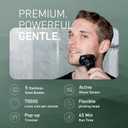 Panasonic ARC5 Electric Razor for Men with Pop-Up Trimmer, Wet/Dry 5-Blade Electric Shaver with Intelligent Shave Sensor and Multi-Flex Pivoting Head ES-LV65-S (Silver)