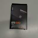 SAMSUNG 870 EVO SATA SSD 500GB 2.5 Internal Solid State Drive, Upgrade PC or Laptop Memory and Storage for IT Pros, Creators, Everyday Users, MZ-77E500B/AM, Black