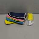 Kvvdi 8 Pack 12 oz - 18 oz Neoprene Water Bottle Sleeve 16.9 oz Insulated Glass Drink Bottle Cover