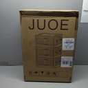 JUOE 3Pcs Folding Storage Box with lid, 44x23.5x62 cm (White)