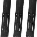 Universal Porcelain Steel Adjustable Grill Heat Plates Heat Tents Heat Shields Grill Burner Cover,Compatible with Weber, Charbroil, Brinkmann, Chargriller etc.,Extends from 11.75" up to 21" L,3 Pack