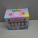 24 Colors Tie Dye Kit, Tie Dye Set for Kids, Pre-Filled Bottles, Non Toxic Permanent Fabric Dye Art Set, Easy DIY Fabric Art - Create Fun (24 Colors)