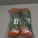 Artificial Flowers for Outdoors Indoors Fake Daisy Flowers Plants for Outside 12 Bundles Garden Home Decoration for Patio Porch Window Box Home Wedding Farmhouse Outside Hanging Decor (Orange)