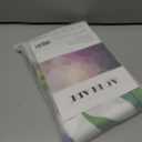 AO BLARE Floral Shower Curtain, Watercolor Pink Flower Spring Flower Fabric Bathroom Shower Curtain Set with Hooks 72 X 72 Inches