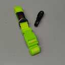 YFbrite Light up Dog Collar, USB Rechargeable LED Puppy Collar Super Bright Adjustable Glowing Dog Lights for Night Walking (Design 2-Green, Small)