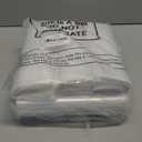 Kosiz 1000 Pcs Plastic Merchandise Shopping Bags Bulk for Small Business 9 x 12 in Goodie Retail Bag with Die Cut Handles Party Favor for Grocery Holiday Boutique Stores Birthday Gift(White)