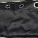 Joydeco Black 100% Blackout Curtains 96 Inch 2 Panels, Luxury Thermal Insulated Black Velvet Curtains for Bedroom Living Room, Soundproof Blackout Window Drapes, Rod Pocket & Back Tab (52W x 96L)