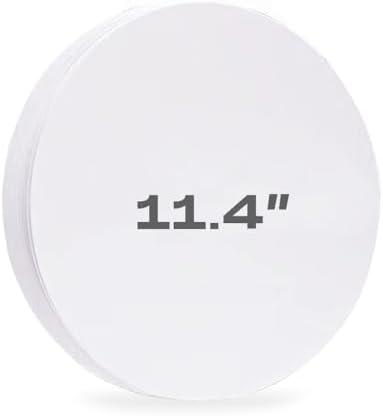 11.4 Inches Circle Cardstock Blank Round Craft Paper for Drawing, Arts and Crafts, Papercutting and DIY Projects - Pack of 50 Sheets