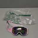 Freela Kids Ski Snowboard Goggles for Toddler(3-14) Youth Anti Fog Anti UV Goggles Girls Boys Snow Skiing Equipment (Revo Pink 60%vlt)