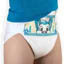 ABUniverse PeekABU Adult Diapers - Pack of 10 (Medium)
