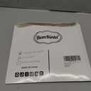 BomKinta Crew Slouch Socks Women - Retro Scrunch Short Sock - Soft Solid Ankle Socks - Gifts for Womens Size 5-11 (Black White Grey -3 Paris)