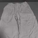 Latuza Women's Petite Linen Rayon Pants Wide Leg Casual Pants (White, XL)