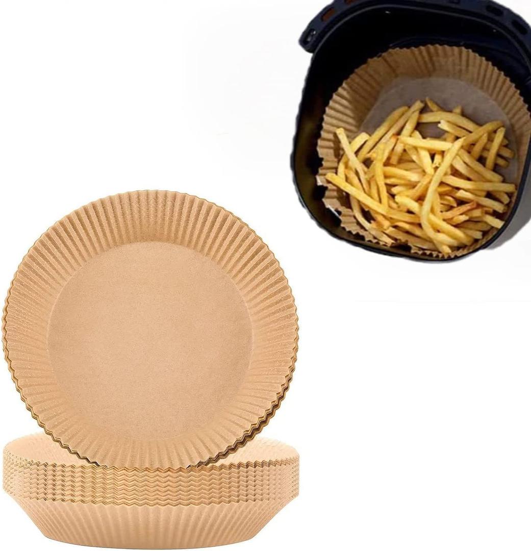 100 PCS Air Fryer Liners Disposable, Parchment Paper Liners for Air Fryer Basket, Air Fryer Sheets Round for Baking, Air Fryer Accessories 100 PCS Air Fryer Liners Disposable, Parchment Paper Liners for Air Fryer Basket, Air Fryer Sheets Round for Baking, Air Fryer Accessories