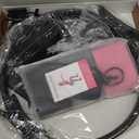 Pilates Equipment 15" Pilates Ring Plus, Pilates Kit for Home Workouts, Pilates Essentials Kit for Women with Pilates Ring and Ball Set, Booty Bands, Figure 8 Resistance Band, Yoga Band (Black)