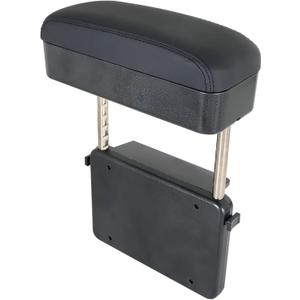labwork Armrest for Universal Auto Car Center Console Storage Case Arm Rest Elbow and Forearm Wrist Rest Support Adjustable Height Comfort Pads with Black Line