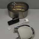 Smartoo Wireless Cat Water Fountain Stainless Steel, 152oz/4.5L Cat Fountain Battery Operated, Cordless Pet Water Fountain for Cats & Dogs with Motion Sensor, Ultra Quiet Pump, Multi-Filtration