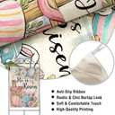 Artofy Christian He is Risen Easter Eggs Large Decorative House Flag, Religious Cross Flower Floral Yard Garden Outside Decor, Spring Plaid Farmhouse Burlap Outdoor Home Decoration Double Sided 28x40
