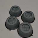 4 Pack Anti-Vibration Pads for Washing Machine and Dryer - Shock, Noise Cancelling Anti-Walk Stabilizer Feet Pads - Universal Fit for Washer, Dryer, Fridge (Gray)