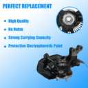 2 PCS Front Left and Right Steering Knuckles Wheel Bearing Hubs Assembly Replacement for 2011-2017 Toyota Sienna 698430, 698431