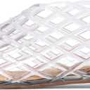 Molozoey Jelly Mesh Ballet Flats - Comfortable Clear Jelly Shoes, Adult Women's Closed Toe Flats Sandals