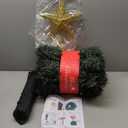 Mailbox Christmas Tree DIY Artificial Christmas Mail Box Swags Includes Metal Hexagonal Bracket 262.5 Ft Xmas Garland Xmas Star Topper for Home Outdoor Mail box Holiday Decor