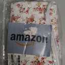 RUVANTI 100% Cotton Sheets King Size 4-Piece Set Percale Bedding, Cooling & Breathable Floral Design Bouquet, Durable with a Crisp, Soft & Comfortable Feel, 16" Deep Pocket