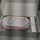 COLSUR Bluetooth Speaker with Wireless Charger, FM Radio, Dimmable LED Night Light, Dual Wireless Speakers, 2500mAh Portable Speaker for Home Decoration, Bedroom, Office, Gift (Pink)