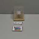 Ocean Wave Projector Light Cordless - Battery Operated Under Water Lamp Cube Northern Lights Aurora Projector Rechargeable Night Light for Shower Bedroom Stress Relief (Wireless)