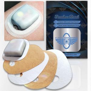 Hypoallergenic Skin Barrier Adhesive Patches for Omnipod 5 Dash Sensor Tape Waterproof (White, 10 Count)