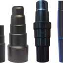 Vacuum Hose Adapter Kit - Vacuum Attachment Adapters Compatible with Most Vacuum Cleaners - Pool Hose Adapter 1-1/4" or 1-1/2" Connector - 1-7/8'' to 1 1/4'' Hoses Reducer Converter Connector