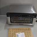 Gourmia Toaster Oven Digital Air Fryer - Convection Mode with 4 Slice Capacity, 3 Rack Positions, 12 Presets, Toast, Bagel, Bake, Roast, Broil, Dehydrate, Popcorn, Fits 9" Pizza, Stainless Steel