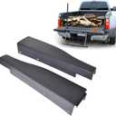 Left & Right Side Flex Step Tailgate Molding Trim Cap Rear Replacement for 2010-2016 F250 F350 8C3Z9941018AA 8C3Z9941019AA