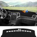 CARTIST Dashboard Cover Mat for 2011-2019 2020 2021 Jeep Grand Cherokee Accessories Dash Cover Suede Dash Mat Sunshade Glare UV Rays Protector (NOT for Jeep Cherokee & Grand Cherokee L)