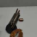 Solar Lights Garden Decorations Outdoor-Moon Fairy Lights with Crackle Glass Globe, Lawn Decorative Lights Waterproof Warm White LED, Decoration for Pathway Lawn Patio Courtyard Backyard(Moon Fairy)