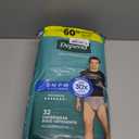 Depend Fresh Protection Adult Diapers, Incontinence Underwear for Men, Disposable, Maximum, Small/Medium, Grey, 32 Count