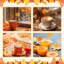 2 x 30 Pcs Halloween Pumpkin Swizzle Sticks Glitter Coffee Drink Stirrers for Fall Thanksgiving Hot Cocoa Bar Supplies Bar Decoration Reusable Cocktails MixersPumpkin