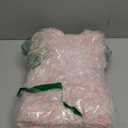 Yimobra Light Pink and White Bathroom Rugs Non Slip Washable, Ultra Soft and Water Absorbent Bath Mats, Plush Fluffy Shower Mat Outside, Microfiber Thick Matts for Bathroom Floor/Sink, 24x17