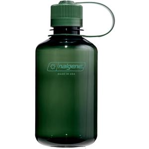 Nalgene 16 oz Narrow Mouth Water Bottle | Slim Cup Holder Size, BPA-Free, Durable & Leak Proof, Lightweight Travel Bottle, Jade