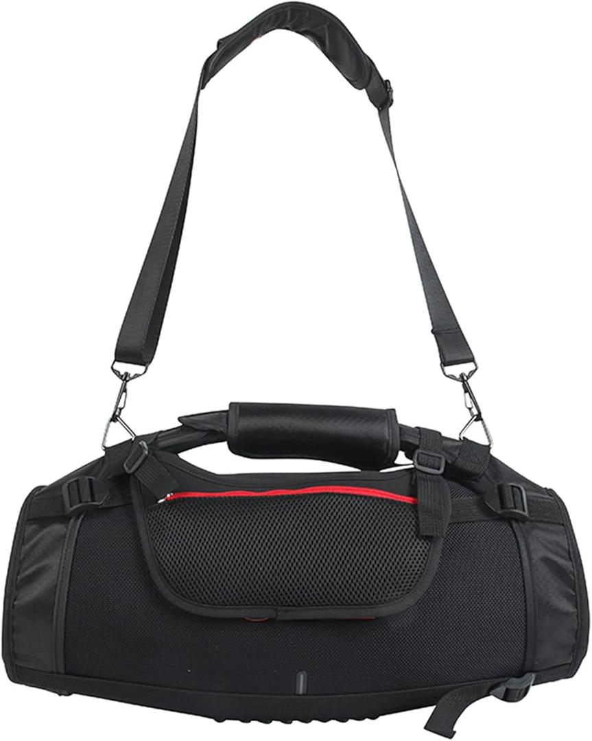 Portable Shoulder Strap Protective Cover Case Compatible with JBL Boombox 3/Boombox 3 Wi-Fi Portable Bluetooth Speaker (Black)
