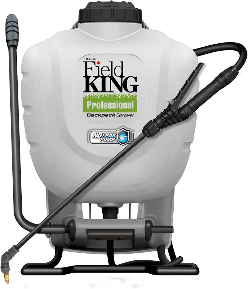 FIELD KING 190328 Backpack Sprayer, 4 Gallon, with Internal No Leak Pump Design Delivers 150 PSI