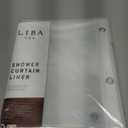 LiBa Bathroom Shower Curtain - Waterproof Plastic Shower Curtain Premium PEVA Non-Toxic with Rust Proof Grommets Clear 10G Heavy Duty Bathroom Accessories 72x84