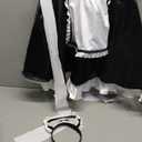 Leg Avenue Women's 3 PC Classic French Maid Costume (Large)