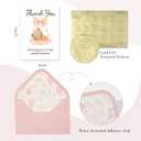 C2U Baby Shower Thank You Cards for Girl - 48 Pack with Envelopes & Gold Stickers,Baby Shower Greeting Cards Bulk for Newborn Party