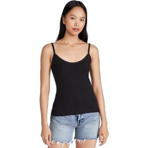 Leset Women's Pointelle Classic Tank Top S