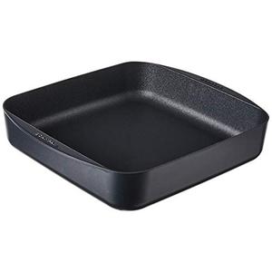 SCANPAN 41403600 Frying Pan, Black, 12.6 x 12.6 inches (32 x 32 cm), TechnIQ Square