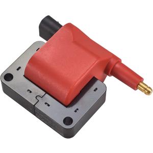 ENA Red Ignition Coil Pack Compatible with Chrysler Dodge Jeep Cherokee Wrangler Plymouth Sundance Acclaim Voyager Stratus B150 B250 B350 B2500 B3500 W150 W250 Replacement for UF97 5C1707 56027965